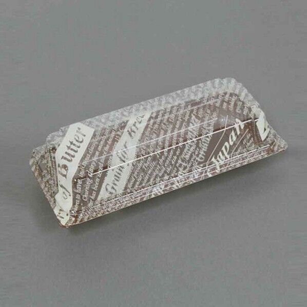 食品容器 ユニコン LS-72 茶英字