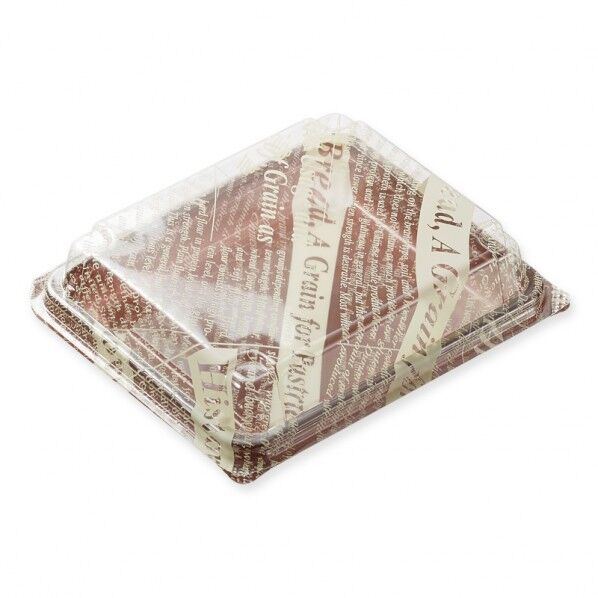 食品容器 ユニコン  LS-82 茶英字