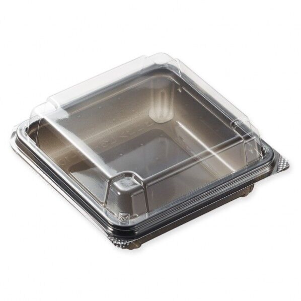 スミ 食品容器 ユニコン LS-84-10 B 外寸:横124×縦125×高49mm 004440233 100枚