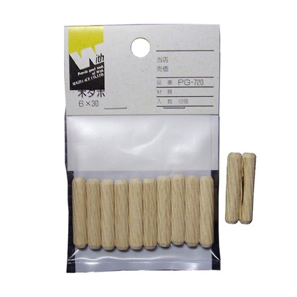 *** PG-720 ウィズ 木ダボ6X30 10個入り IT
