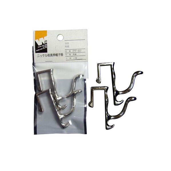 ウィズ ニッケル枝長押帽子掛ニッケル PF-607 TU