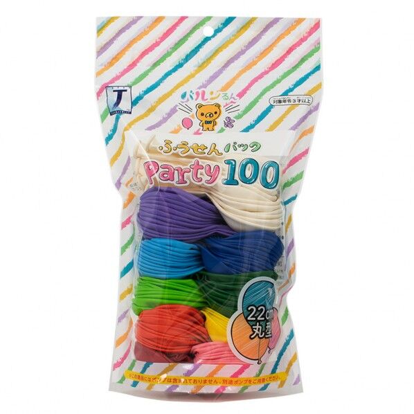 バルンるん 風船パック Party100 丸型 0711010501