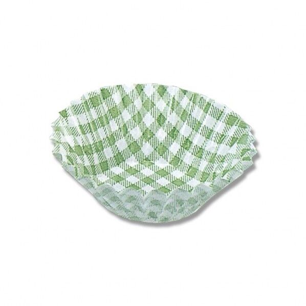 おかずケース 5号深口 緑チェック