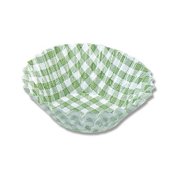 おかずケース 6号深口 緑チェック