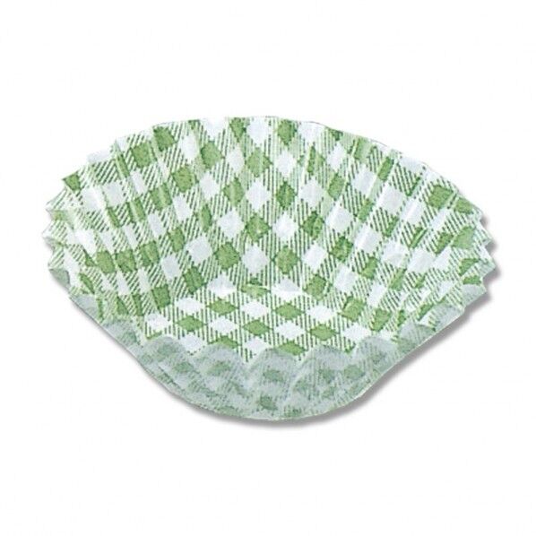 おかずケース 7号深口 緑チェック