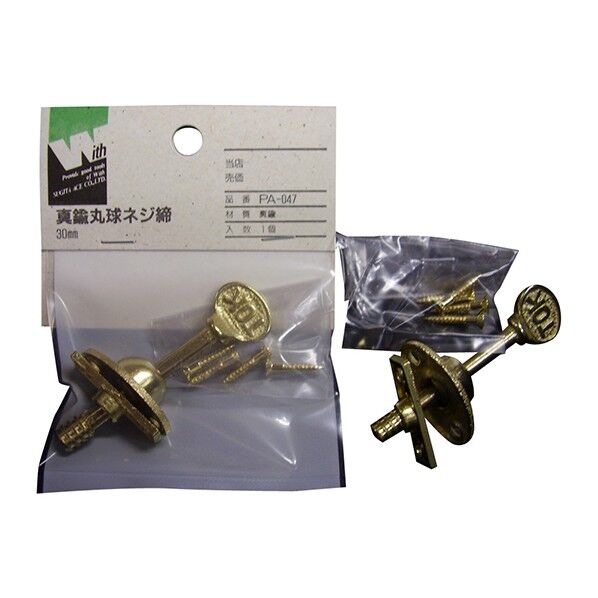 ウィズ 真中丸球ネジ締まり30MM PA-047 MA