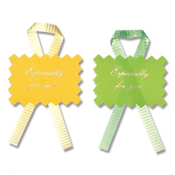 HEIKO ギフトシール(リボン付シール) ツインカラー Y&G 16片 007064811 1点