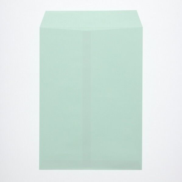 HEIKO カラー封筒 角2 枠無 100枚 水 240×332mm(定形外) 7529302 1点