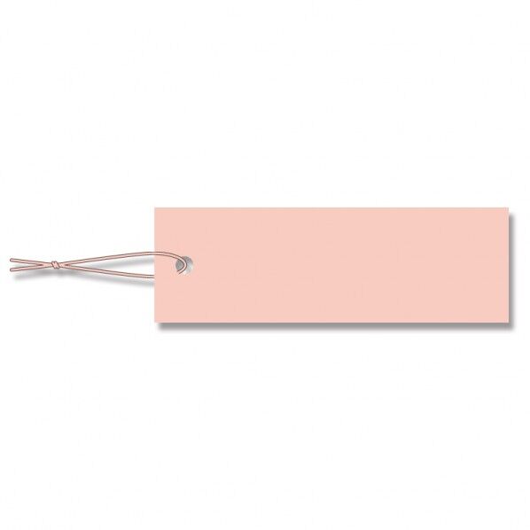 提札 ミニパック No.600 ピンク ピンク綿糸付 100枚 007158327 100枚