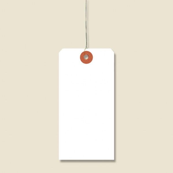 荷札 2号(90)1000枚 白 60×120mm 003500100 1000枚