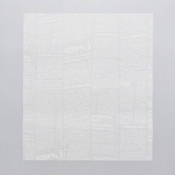 HEIKO ワックスペーパー 100枚 ニュースレター白 218×250mm 004527006 100枚