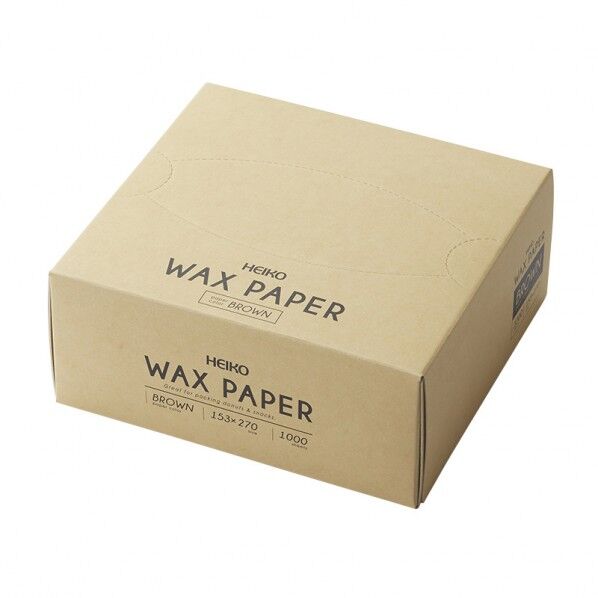 HEIKO ワックスペーパー 1000枚 茶 153×270mm 004532094 1000枚