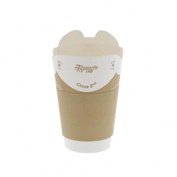 HEIKO バタフライカップ 8オンス ホット ダブル 25個 クラフト 004535204 25個