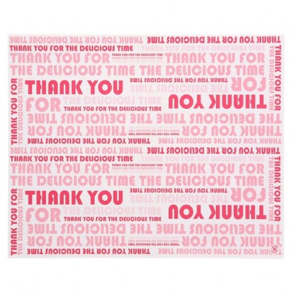 HEIKO クレープ包装紙 デリシャスタイム 100枚 ピンク 207×255mm 004738301 100枚