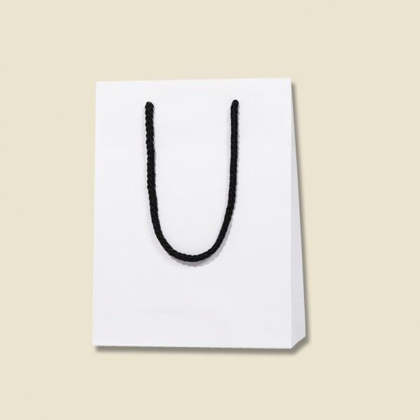 手提げ紙袋 ブライトバッグ 白(MT) mm