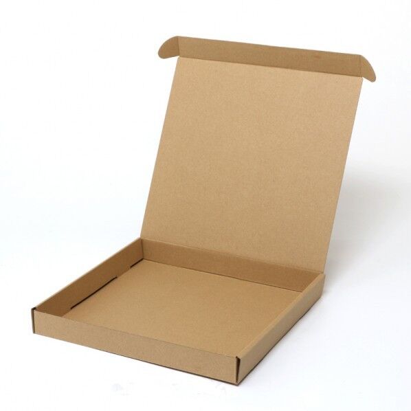 HEIKO 箱 ナチュラルボックス Z-21 プレート皿1枚用 10枚 クラフト 280×280×35mm 006202110 10枚