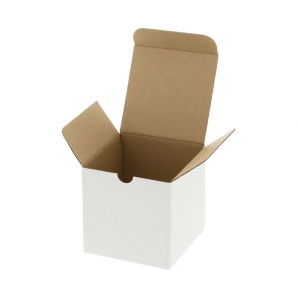 HEIKO 箱 フリーボックス F-1 10枚 白/クラフト 100×100×100mm 006205001 10枚