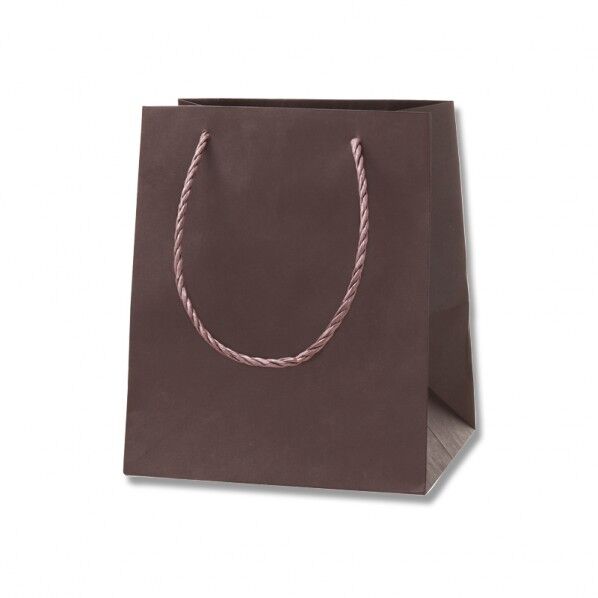 シモジマ HEIKO 手提げ紙袋 カラーアレンジバッグ SS 10枚 230×マチ230×270mm 焦茶 006441041 10枚