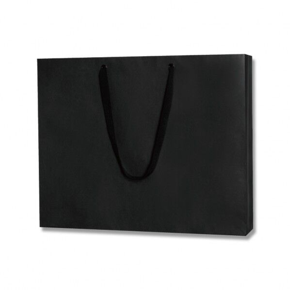 シモジマ HEIKO 紙袋 ファッションバッグ L 10枚 520×マチ100×420mm 黒 006489300 10枚...