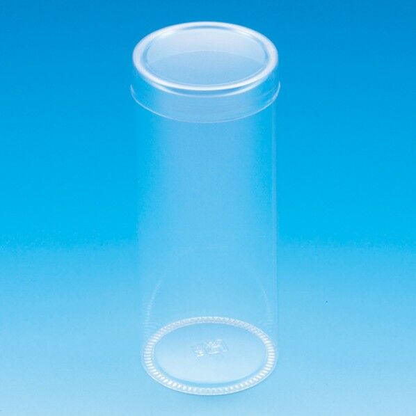 HEIKO 箱 クリスタルボックス スタンダードタイプ PET円筒ケース 10P 透明 0.25×50×120mm 006854240 10個
