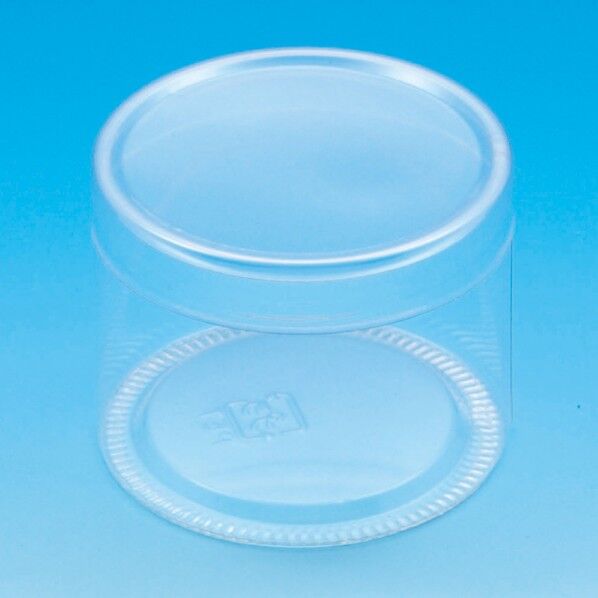 HEIKO 箱 クリスタルボックス スタンダードタイプ PET円筒ケース 20P 透明 内寸法:厚0.25×直径65×深50mm 006854246 20個