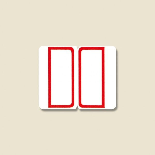 シモジマ HEIKO タックラベル(シール)No.052 インデックスラベル 180片 27×33mm 赤 007062670 180枚...