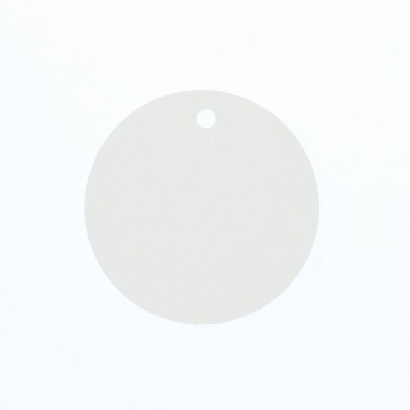 HEIKO ペーパータグ 丸 50枚 白無地 50mm 007232500 50枚