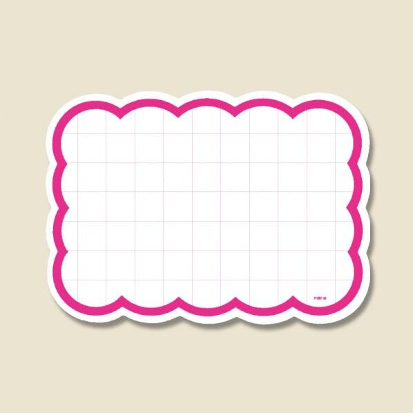 HEIKO 抜型カード 雲 LL 30枚 ピンク 130×180mm 007233201 30枚