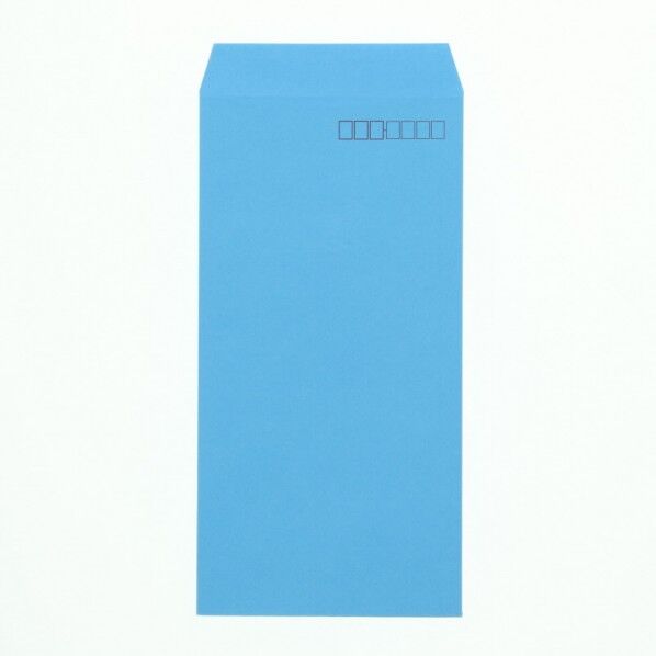 シモジマ HEIKO カラー封筒 長3 100枚 120×235mm(定形) ブルー 007528003 100枚