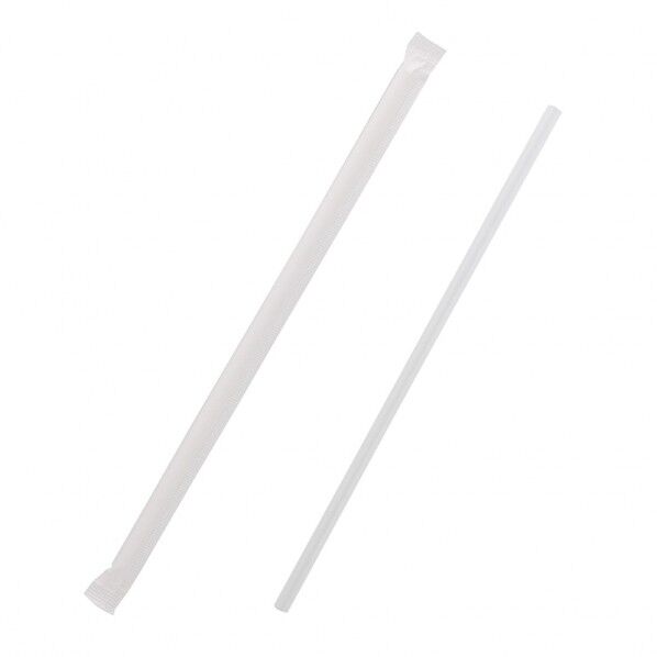 ストレートストロー 6×21 クリア 単袋