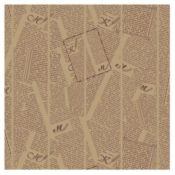 HEIKO ワックスペーパー フェザーイニシャル 100枚 茶 300×300mm 4527005 1点