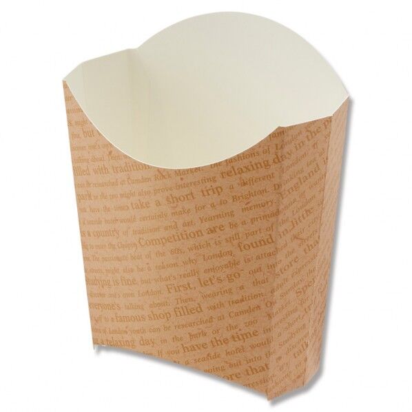 HEIKO スナックケース クラフトチェッカー L 50枚 77×52×高98（前高70）mm 4200521 1点