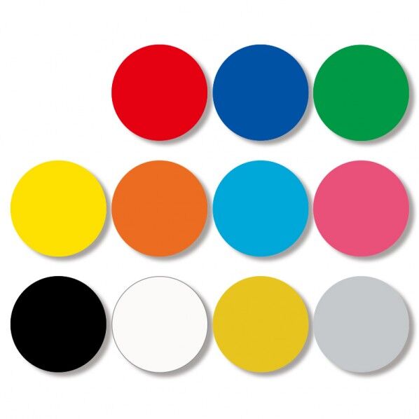 シモジマ HEIKO タックラベル(シール)No.256 丸 5mm 青 7073051 1点