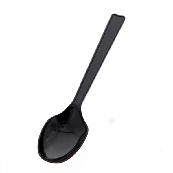 HEIKO プラスチックスプーン 個包装 100本 黒 35×160mm 4513023 1点