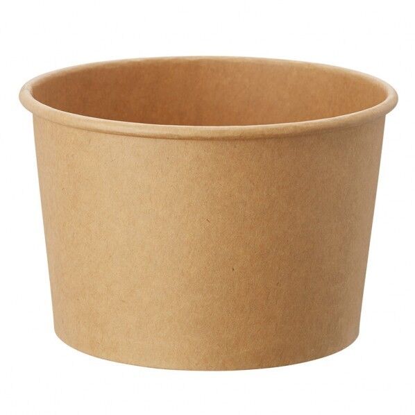 HEIKO 製菓資材 アイスカップ 16オンス(480ml)115-480 25個 クラフト 115×底径96×75mm 4501010 1点