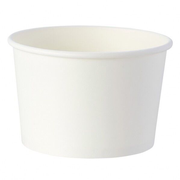 HEIKO 製菓資材 アイスカップ 16オンス(480ml)115-480 25個 ホワイト 115×底径96×75mm 4501005 25点
