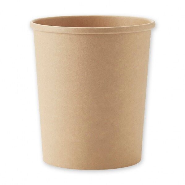 HEIKO 食品容器 未晒フードカップ 深型 116口径 25個 クラフト 116×93×134mm 4500005 1点