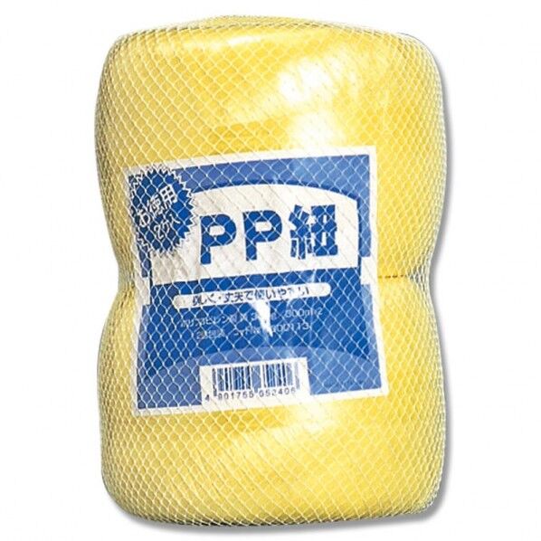 HEIKO 紐 徳用PP紐 2巻入 黄 幅50mm×300m巻(300g) 1000113 2巻