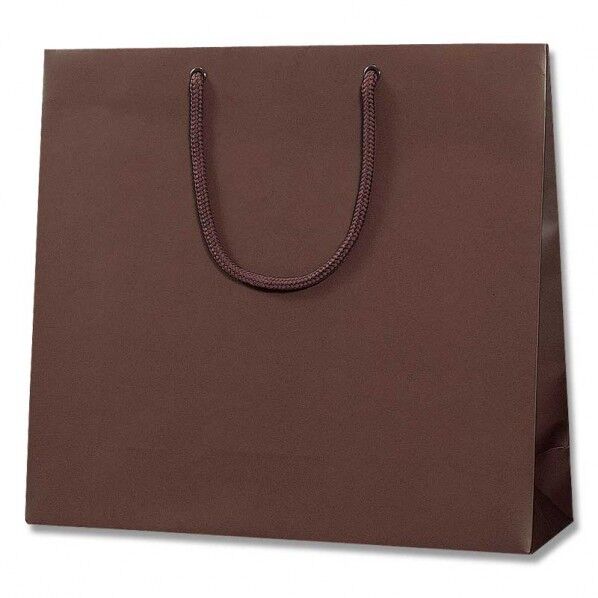 手提げ紙袋 ブライトバッグ GM チョコブラウン(マットタイプ) 10枚 006137970 10枚