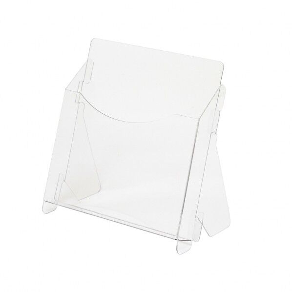 HEIKO PET製 組み立てパンフレットスタンド CDサイズ 1袋(5枚) 7306391 1点