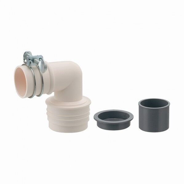 ガオナ 洗濯機排水トラップ用エルボ 交換 経年劣化 紛失 排水ホース接続 日本製