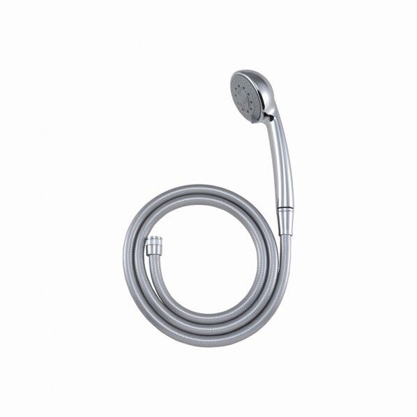 ガオナ シャワーヘッド ホース付 高級感 リラックス アダプター付き メタリック 取付簡単 節水