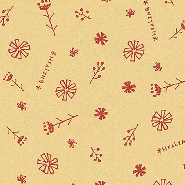 HEIKO ギフト包装紙 ハトロン判半才 50枚 ハーブフラワー R 885×585mm 002400510 50枚