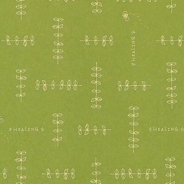 HEIKO ギフト包装紙 ハトロン判半才 50枚 ハーブリーフ G 885×585mm 002400521 50枚