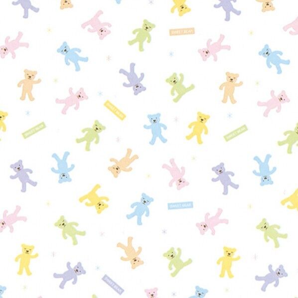 シモジマ HEIKO 包装紙 半才 50枚 750×528mm パステルベア 002403900 50枚...