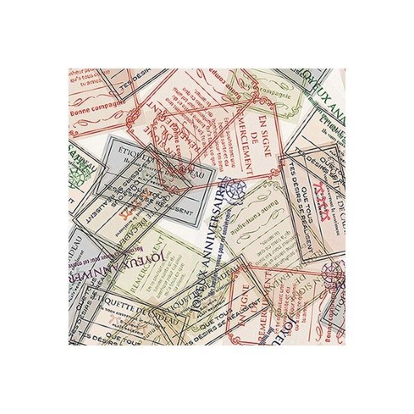 包装紙 フレンチチケット 半才