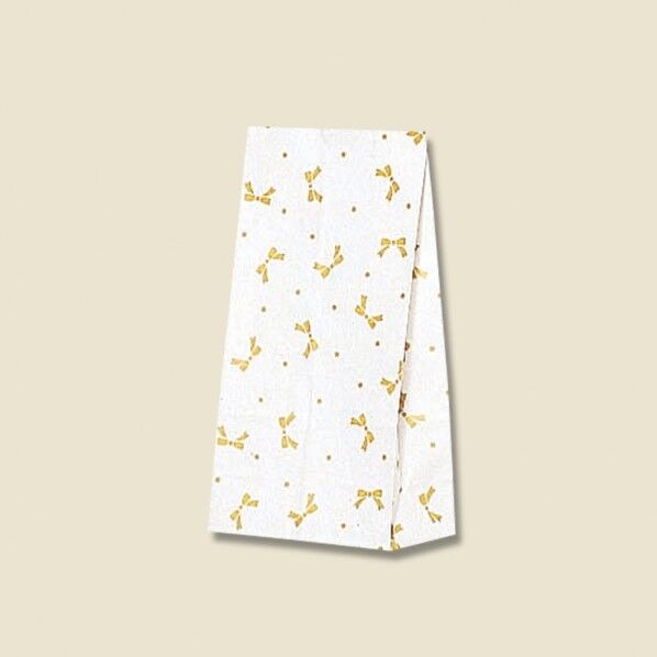 角底袋 ファンシーバッグ S1 ニューリボン 100枚 金 120×マチ65×220mm 3083100 1