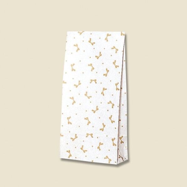 角底袋 ファンシーバッグ S4 ニューリボン 100枚 金 160×マチ65×320mm 3083400 1