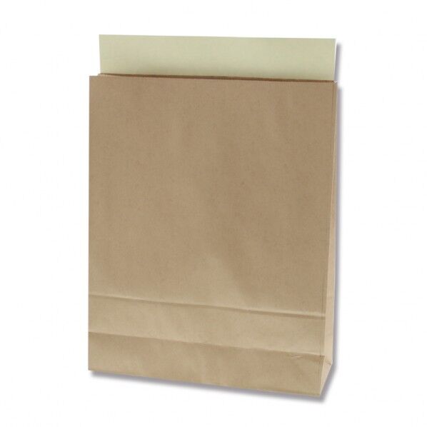 HEIKO N 宅配袋 L 未晒無地 25枚 320×マチ110×400+ベロ50mm 4192410 1束