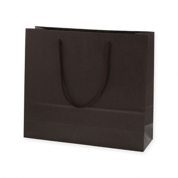 HEIKO 紙袋 カラーチャームバッグ 3才 10枚 ブラウン 330×マチ100×290mm 5320115 1P.